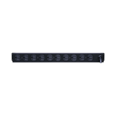 [N4-CPS1215RM-155419] PDU Básico Para Distribución de Energía, Con 10 Tomas NEMA 5-15R Traseras, 1UR, 15 Amp, 120 Vca