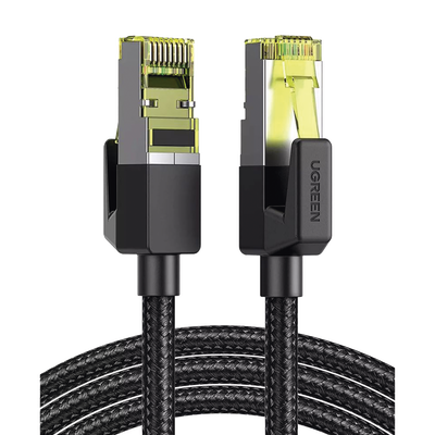 [N4-80423-226348] Cable Ethernet Cat7 CLASSâ… F/FTP Redondo con Malla de Nylon 2 Metros