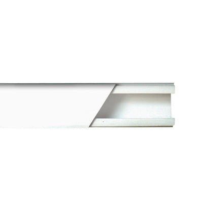 [N4-TMK-1720-76975] Canaleta color blanco de PVC auto extinguible de una vía, 20 x 17 tramo 2.5m (5201-01250)