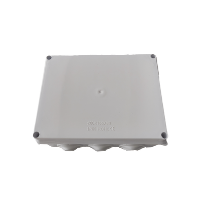 [N4-LP-WBX-200-229986] Caja de Conexiones Impermeable IP65, 10 Entradas, Dimensiones 200 x 155 x 80 mm, para Instalaciones Industriales, Comerciales y Residenciales, Incluye Tornillería para su Instalación