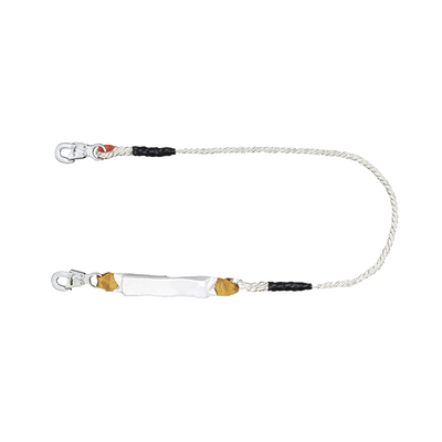 [N4-5430-15-D-194883] Amortiguador con Cable de Protección de  Nylon y 2 Ganchos de Seguro Doble.