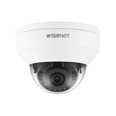 [N4-QNV-8010R-171610] Cámara IP Tipo Domo Antivandálica 5 Megapíxel / Lente 2.8 mm / IR 20M / WDR 120db / Exterior IP66 / H.265 & WiseStream