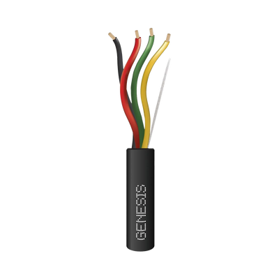 [N4-4157-1008-210203] Bobina de 305 Metros / 4 X 18 AWG / Cable DIRECT BURIAL / Para uso en Intemperie / Uso en Aplicaciones en Sistemas de Detección de Incendio y Sistemas de Evacuación