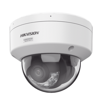 [N4-DS-2CD2187G3-LIS2UY-235987] [Dual Light + ColorVu 3.0 + HikAI] Domo IP 8 Megapixel / Lente 2.8 mm / 30 mts IR + Luz Blanca / 2 Microfonos Integrados / Exterior IP67 / WDR 130 dB / ACUSENSE 3.0 / Metal / NEMA 4X / ACUSEARCH