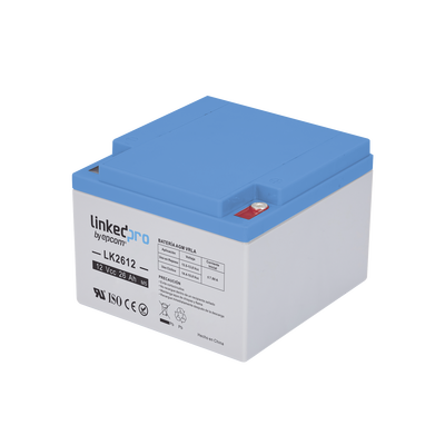 [N4-LK2612-230357] Batería 12 V / 26 Ah / UL / Tecnología AGM / Vida útil promedio de 5 años /Para uso en equipo electrónico, Alarmas de Intrusión / Incendio/ Control de acceso / Video Vigilancia / Terminales M5