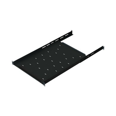 [N4-CH-QR1-75709] Charola Ajustable para Rack de 19" de 4 postes de 1 Unidad de Espacio. Profundidad de 633 a 816 mm