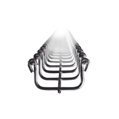[N4-MG-50-420EZ-77199] Charola Tipo Malla 33/50 mm, Acabado Electro Zinc, Hasta 26 Cables Cat6, Tramo de 3 Metros