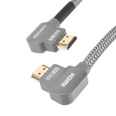 [N4-EP-90H-1M-224602] Cable HDMI Angulo 90º| 1m | Alta Definición | Version 2.0 | Alta velocidad 18Gbps | 4K@60Hz |