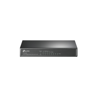 [N4-TL-SF1008P-141336] Switch PoE+ No Administrable / De Escritorio 8 puertos 10/100 Mbps / 4 puertos PoE af/at Inteligente / Presupuesto 66 W / Hasta 250 metros