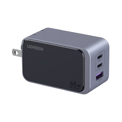 [N4-45223-232233] Cargador de 65W serie Nexode S | 3 Puertos de Carga Rápida | 2 USB-C | 1 USB-A | Tecnología GaN II | PD3.0 | QC4.0 | FCP/SCP/AFC/PPS/PPS2.0 | Tecnología de Protección Térmica | Optimiza la Carga | Carcasa Ignifuga.