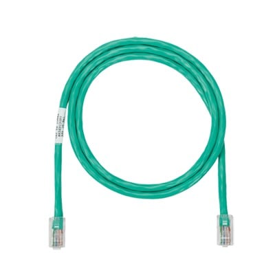 [N4-NK5EPC10GRY-74163] Cable de parcheo UTP Categoría 5e, con plug modular en cada extremo - 3 m. - Verde