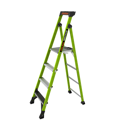 [N4-MIGHTYLITE-6IA-V2-208460] Escalera de Aluminio + Fibra de Vidrio de 1.8m con Soporte para Herramienta. !La Más Liviana del Mundo! (SKU:15406-001)