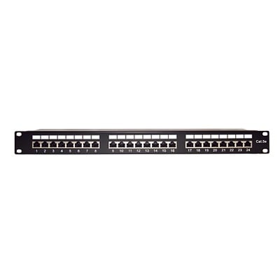 [N4-LP-PP-530-65984] Panel de parcheo de impacto Blindado (STP) de 24 puertos Cat5e, 19in