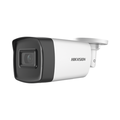 [N4-DS-2CE17D0T-IT5F(C)-190032] Bala TURBOHD 2 Megapíxeles (1080p) / Lente 3.6 mm / Exterior IP67 / 80 mts IR EXIR / dWDR / 4 Tecnologías