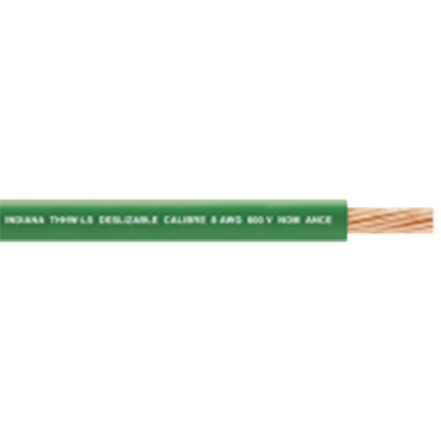 [N4-SLY-308-GRN/1000M-218369] Bobina de 1000 metros / 1 x 12 AWG / ( SLY308 ) / Cable eléctrico /  THW-LS / Verde.