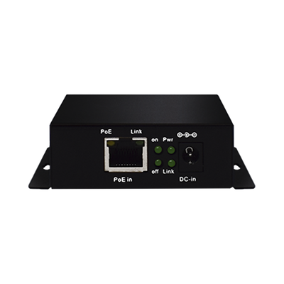 [N4-WI-PE31G-217511] Inyector PoE Extenido Industrial / PoE 802.3 af/at Hasta 30W / Conexión plug and play / Alcance de hasta 250 metros / Aplicaciones CCTV / Alimentación PoE af/at o Vcc 37-57 Vcc