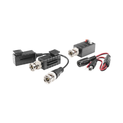 [N4-KIT4501AP-164978] Kit de TRANSCEPTORES DE VIDEO DE LARGO ALCANCE / 320 Metros / Resolución 720P y 1080P / Cat 5e/6 / Compatible con cámaras HD-TVI/CVI/AHD/CVBS / Alimente solo el Receptor / Protección Interconstruida contra sobretensión.