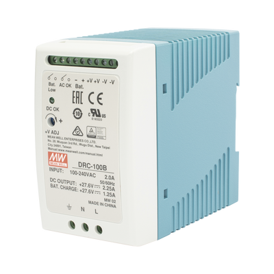 [N4-DRC-100-B-161821] Fuente de poder Riel Din 24V, 100W con Cargador de Bateria