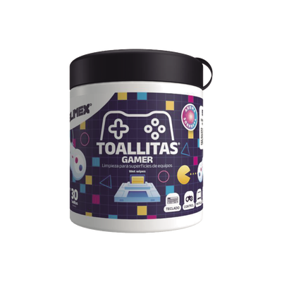 [N4-TOALLITAS-GAMER-234111] Toallitas Gamers, Excelente Opción Para Gamers que buscan Mantener sus Consolas y Accesorios en Perfecto Estado, Libres de Suciedad y Protegidos Contra Bacterias.