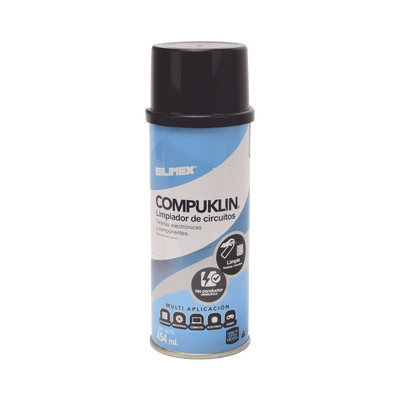 [N4-COMPUKLIN-165211] Limpiador desengrasante en aerosol dielectrico, para tarjetas electrónicas y circuitos, bote 454 ml
