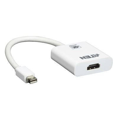 [N4-VC981-229928] Adaptador activo de Mini DisplayPort a HDMI 4K | DisplayPort 1.2a | Compatible con audio