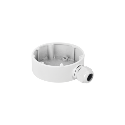 [N4-DS-1280ZJD-M18-AX-143899] Caja de Conexiones de Exterior para Cámaras Tipo Mini Domo / IP66 / Color Blanco