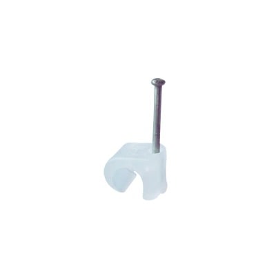 [N4-TC-710-76674] Grapa para cable redondo de 7mm color transparente (100pzs) (3103-00100)
