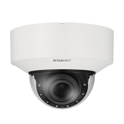 [N4-XND-C8083RV-211701] Cámara Domo IP Interior de 6MP con Inteligencia Artificial / Lente Motorizado de 4.4 a 9.3mm / P-Iris, WDR 120dB / Ranura SD