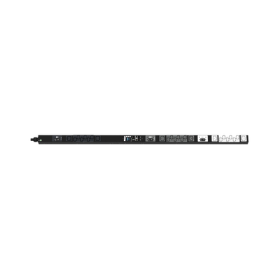 [N4-P24D01G-232168] PDU Monitoreable (MI) para Distribución de Energía, Enchufe de Entrada NEMA L21-30P, Con 18 Salidas C13 y 6 C19, de Instalación Vertical, 208 Vca, 30 Amp
