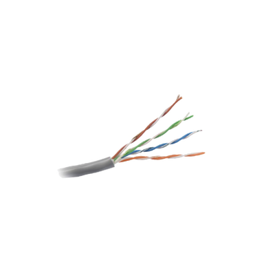 [N4-6330-1109/1000-85107] Bobina de Cable de 305 Metros UTP Cat5e / Color Gris / UL, CM, Probado a 350 Mhz / Para Aplicaciones de CCTV, Redes de Datos, IP megapixel, Control RS485