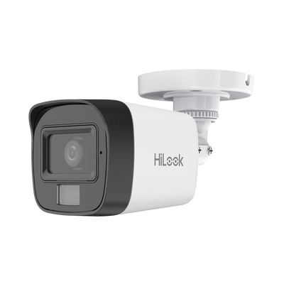 [N4-IPC-B120HA-LUC-237370] [Dual Light] Bala IP 2 Megapixel (1080p) / Lente 2.8 mm / Ángulo de visión 101° / 20 mts IR + 15 mts Luz Blanca / Micrófono Integrado / ACUSENSE Lite / Exterior IP67 / PoE / dWDR / H.265+ / ONVIF