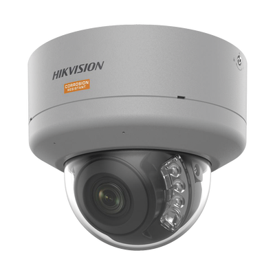 [N4-DS-2XC3146G0H-LISU(PA)-235803] [Dual Light + ColorVu] Domo IP 4 Megapixel / Lente 2.8 mm / Polimero Anticorrosivo (Ideal para Zonas Costeras o Alta Salinidad) / 40 Mts IR + 40 Mts Luz Blanca / 2 Micrófonos Integrados / WDR 130 dB / IP68 / IK10 / Micro SD
