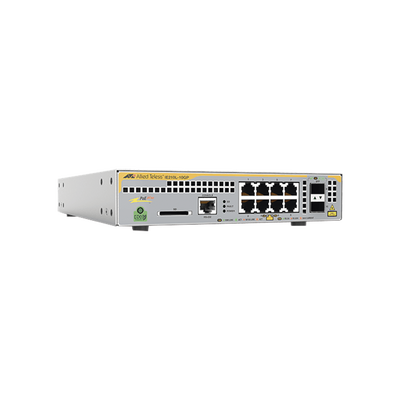 [N4-AT-IE210L-10GP-60-161371] Switch Industrial-Lite PoE+ administrable capa 2 de 8 Puertos 10/100/1000 Mbps + 2 puertos SFP, 124 W