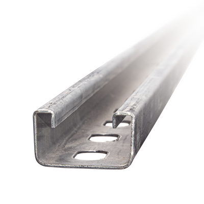 [N4-UNP-4X2-U30-EZ-77280] Unicanal perforado 4x2, 3000 mm, con acabado Electro Zinc