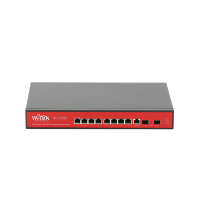 [N4-WI-PMS310GF-UPS-PLUS-170792] Switch Administrable Capa 2 de 8 puertos 10/100/1000 PoEaf/at + 2 x SFP Gigabit, con respaldo para energía solar