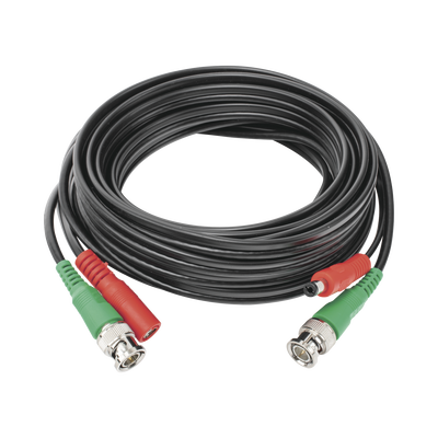 [N4-DIY-5M-HD-142283] Cable coaxial ( BNC RG59 ) + Alimentación / SIAMÉS / 5 Metros / 100 % COBRE / Para Cámaras 4K  / Uso interior y exterior