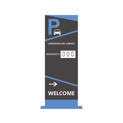 [N4-DS-TVB200(1MODULE)-218477] Pantalla Principal de Guía de Estacionamiento / 1 Módulo / Mensaje de Bienvenida / Uso con Aplicación de Guía de Estacionamiento
