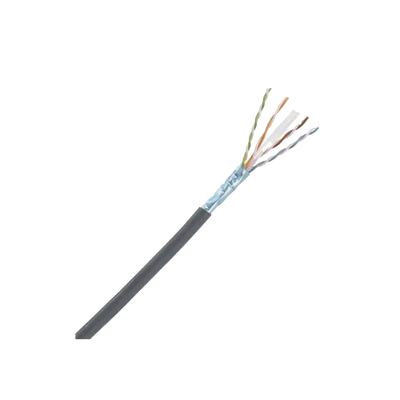 [N4-PFL6X04BL-CEG-185653] Bobina de Cable Blindado F/UTP de 4 Pares, Cat6A, Soporte de Aplicaciones 10GBase-T, LSZH (Libre de Gases Tóxicos), Color Negro, Para Interior, 305m
