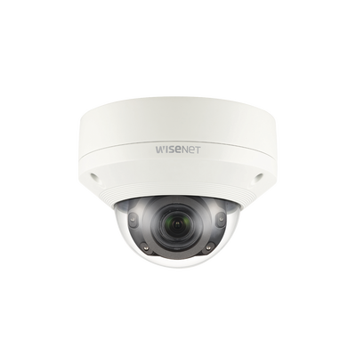 [N4-XNV-6080R-95312] Cámara IP Tipo Domo Antivandálico 2MP / Lente Motorizado 2.8-12mm / IR 50M / WDR 150db / H.265 & WiseStream II