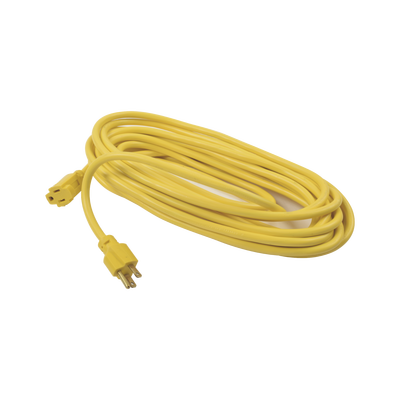 [N4-SYS-136173-166435] Extensión eléctrica de uso rudo aterrizada 10 metros / 127 V CA 10 A Máximo / Color Amarillo.