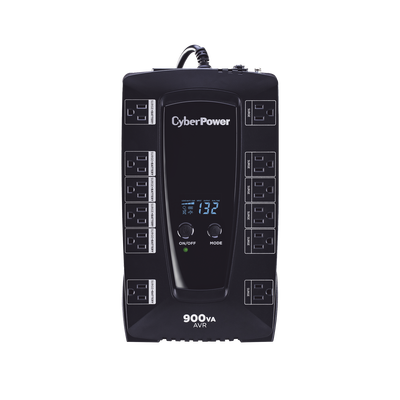 [N4-AVRG900LCD-151336] UPS de 900 VA/480 W, Topología Línea Interactiva, Entrada 120 Vca NEMA 5-15P, Tipo Gabinete Compacto, Con 12 Tomas NEMA 5-15R