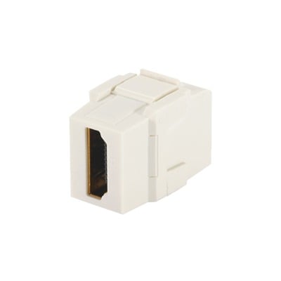 [N4-NKHDMIWH-74305] Módulo Acoplador HDMI 2.0, Hembra a Hembra Tipo-A, Categoría 2, Keystone, Color Blanco
