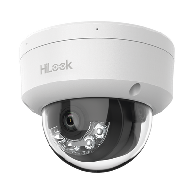 [N4-IPC-D120HA-LUC-237372] [Dual Light] Domo IP de 2 Megapixel (1080p) / Lente 2.8 mm / 20 mts IR + 15 mts Luz Blanca / Micrófono Integrado / ACUSENSE Lite / Uso en interior / PoE / dWDR / H.265+ / ONVIF