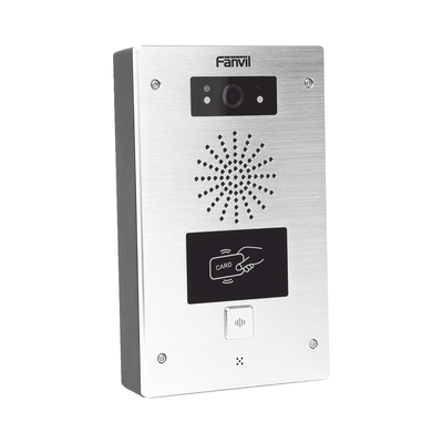 [N4-I32V-170912] Video portero IP, 2 líneas SIP, 2 relevadores, lector de tarjeta RFID, Compatible con NVR Hikvision por Onvif, con botón para llamada, anti-vandálico, PoE, IP65 e IK10, PoE