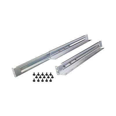 [N4-4POSTRAIL-188268] Kit de Rieles Para Racks de 4 Postes, Para UPS de 1 a 3 UR, Profundidad Ajustable, Soporte de Peso de 104.78 Kg