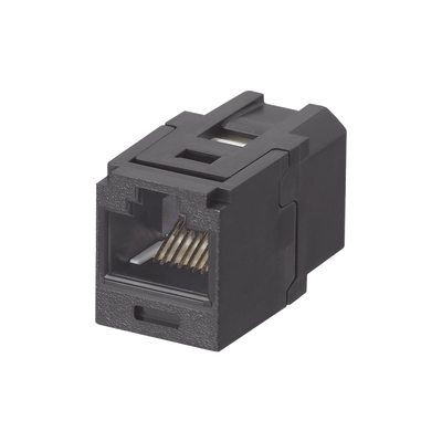 [N4-CC688BL-188362] Módulo Acoplador RJ45 a RJ45, Mini-Com, Categoría 6, Color Negro
