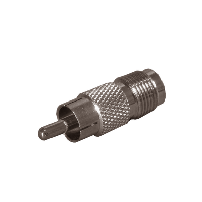 [N4-RFT-1238-192515] Adaptador de TNC Hembra a RCA Macho tipo Fono para Aplicaciones de Audio y Video, Níquel/ Oro/ Teflón.â€‹