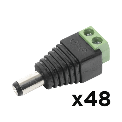 [N4-PAQ48JR52-71815] KIT DE 48 CONECTORES MACHO JR52 PARA ALIMENTACIÓN A 12 Vcc