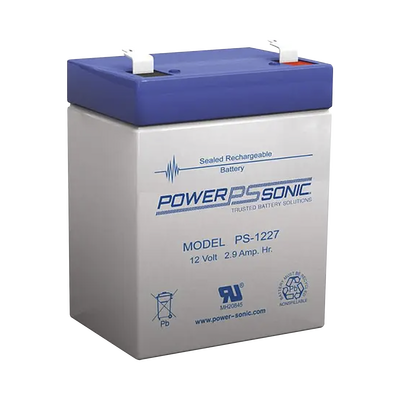 [N4-PS1227-232198] Batería 12V, 2.9AH, Para Respaldo, Tecnologías AGM/VRLA, 5 Años Vida Útil, Terminales F1, Reconocida UL