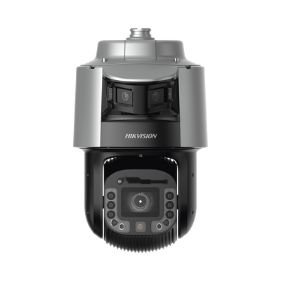 [N4-DS-2SF8C442MXG1-ELW/26(F0)-237066] [TandemVu] Domo PTZ IP 4 Megapixel con Cámara Panoramica 180º de 6 Megapixel / 42X Zoom / 300 mts IR y 30 mts Luz Blanca / IP67 / IK10  / Autoseguimiento / Wiper / Deep learning / Entrada-Salida de Audio y Alarma / Ultra Baja Iluminació